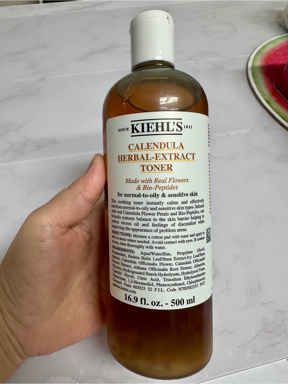 Kiehl's Calendula Herbal-Extract Toner - Brown & White Bottle